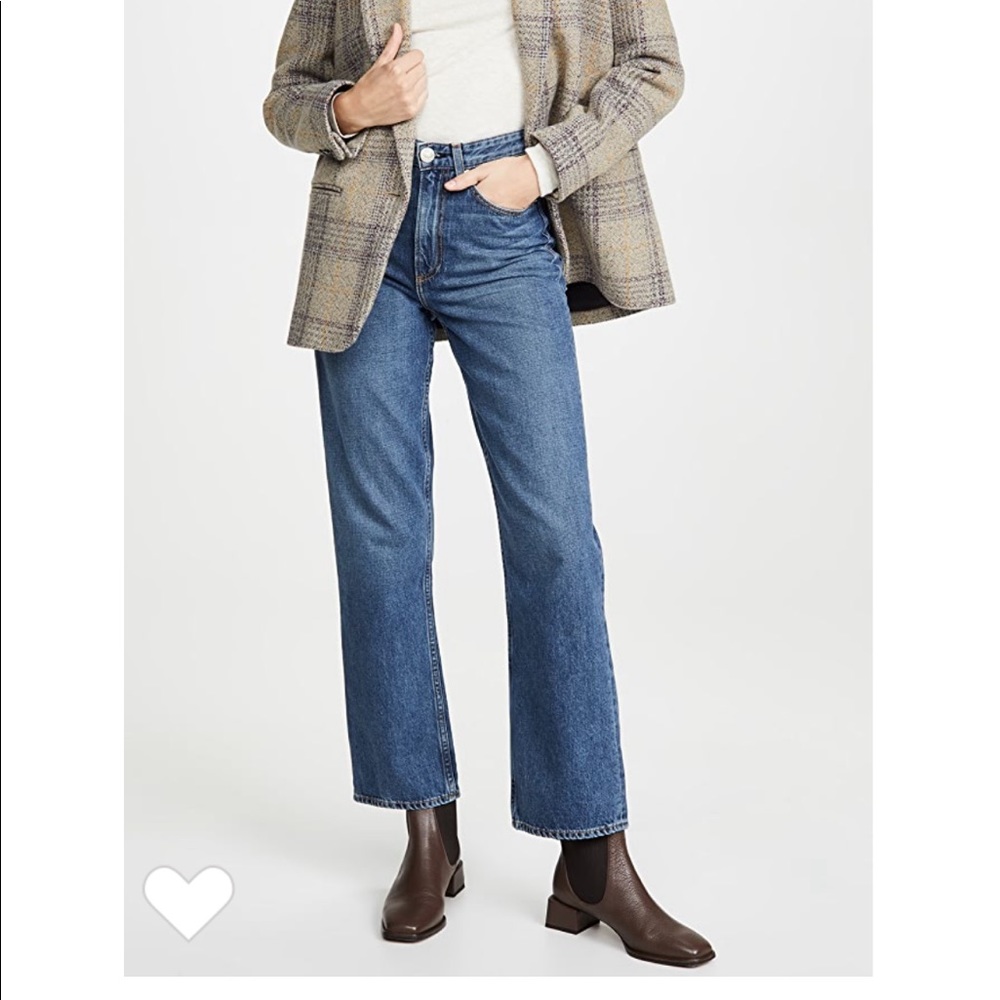 Rag & Bone Ruth Super High-Rise Straight Jeans Color: Baywater